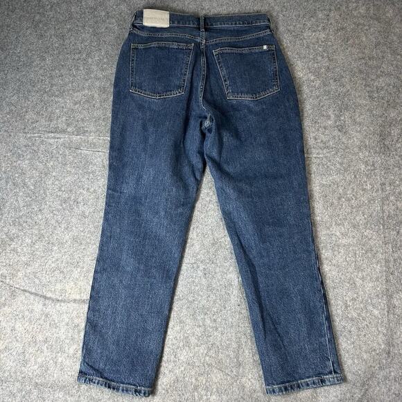 Everlane The Original Cheeky Jeans Womens 28 Crop Medium Wash Organic Cotton - Picture 11 of 11